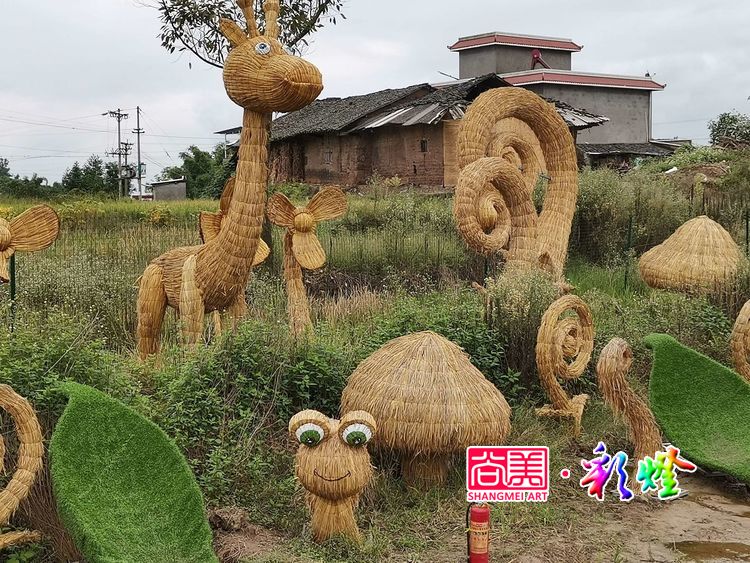 稻草草雕藝術(shù)的特點、工藝和適用場景